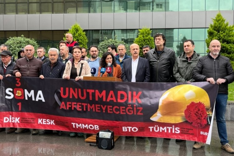 TMMOB Bursa Soma Madencilerini unutmadı&nbsp;