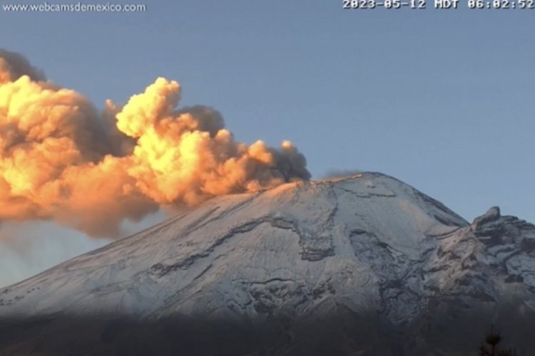 Popocatepetl Yanardağı'nda şiddetli patlama