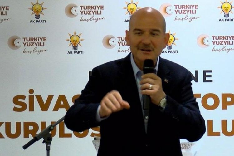 İ&ccedil;işleri Bakanı Soylu Kağıthane'de konuştu