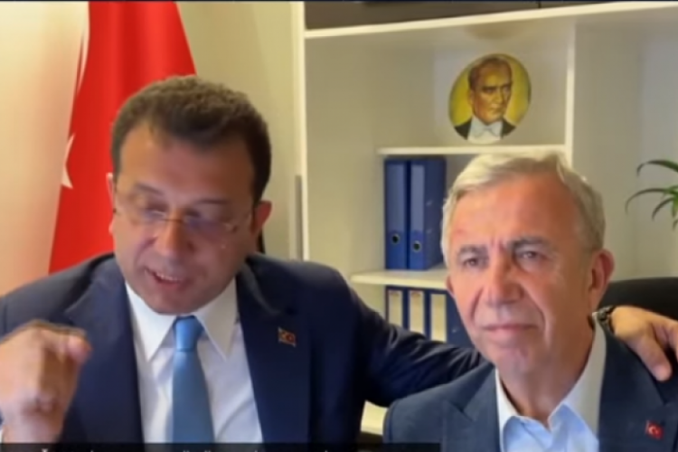 Ekrem İmamoğlu ile Mansur Yavaş'tan videolu mesaj