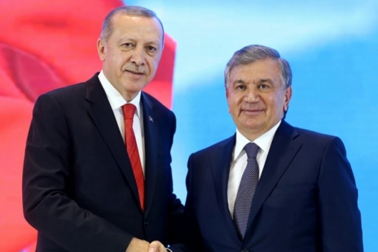 &Ouml;zbekistan Cumhurbaşkanı Mirziyoyev, Cumhurbaşkanı Erdoğan'ı tebrik etti