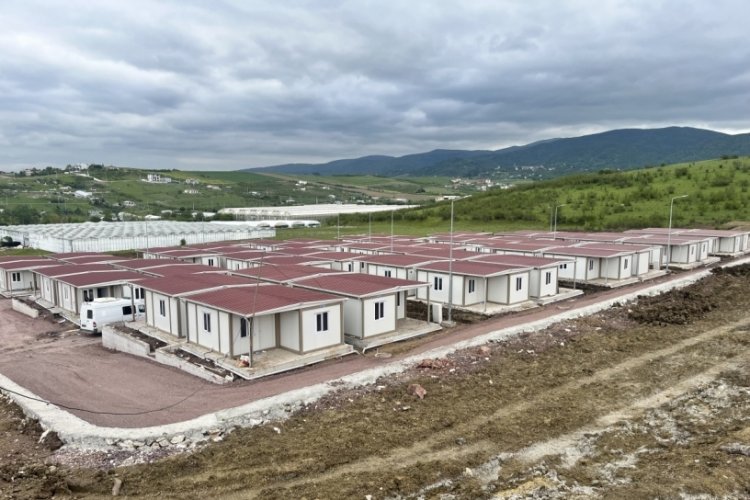 Yalova'da "konteyner kent" kuruldu