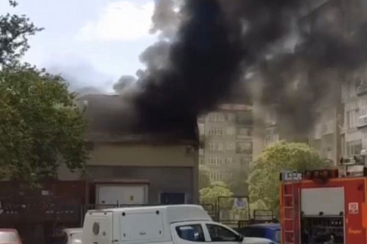 Ankara'da elektrik trafosunda yangın &ccedil;ıktı