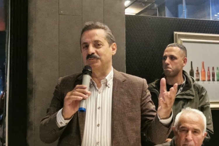 Bursa'da Faruk &Ccedil;elik'e yoğun ilgi! Konvoyla karşılandı