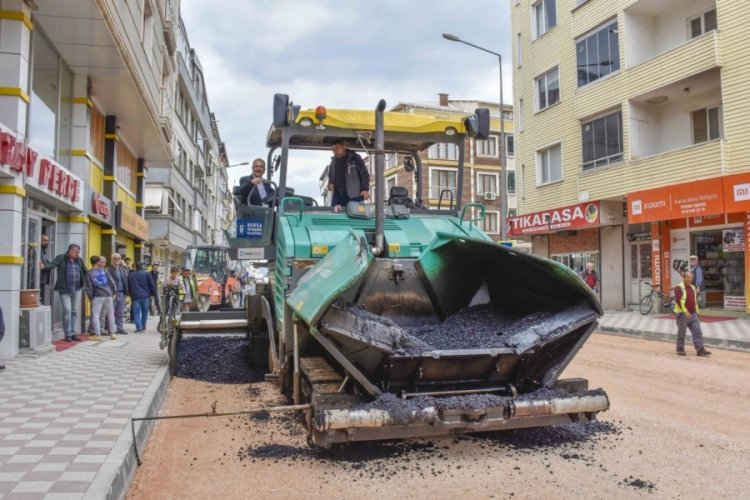 Bursa Karacabey'de altyapı &ccedil;alışmaları sona doğru