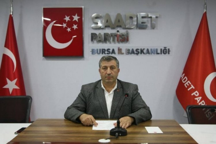 Saadet Partisi Bursa İl Başkanı: Yükselme trendinde olan AK Parti'nin bu seçimde düşme trendi var 