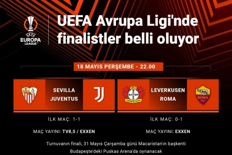 UEFA Avrupa Ligi'nde finalistler belli oluyor