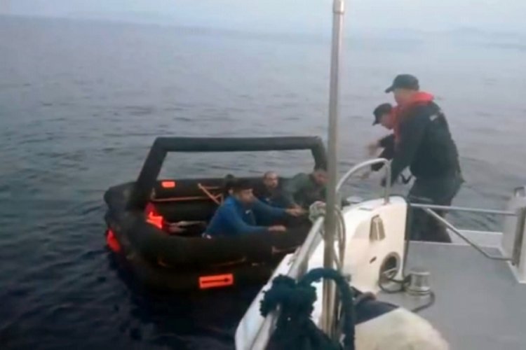 Muğla Dat&ccedil;a'da 5 g&ouml;&ccedil;men kurtarıldı
