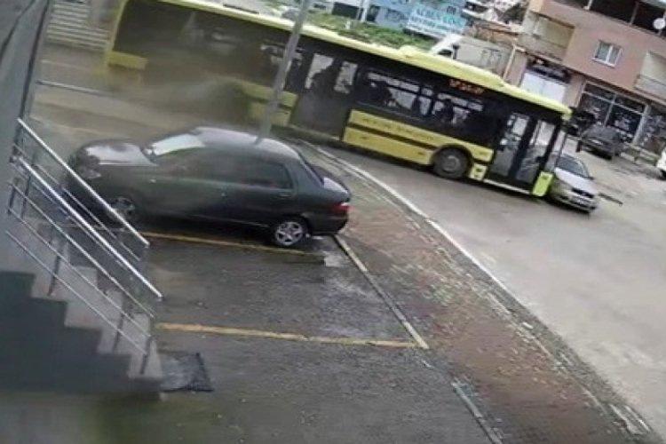 Bursa'da dikkatsizlik sonucu meydana gelen kazalar kamerada!