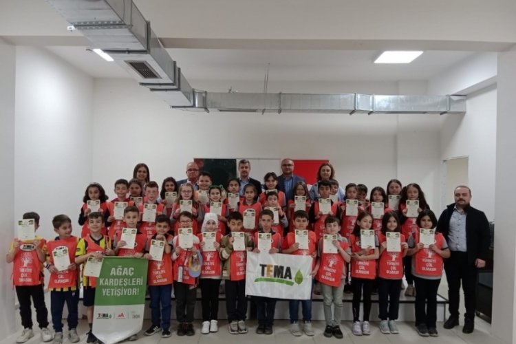 TEMA Vakfı 'Ağa&ccedil; Kardeşliği' projesini Bursa'da ger&ccedil;ekleştirdi