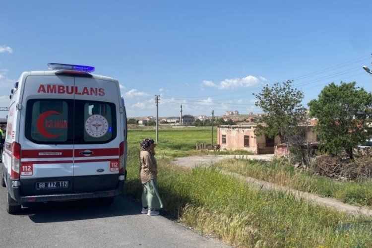 Aksaray'da tır ile otomobil &ccedil;arpıştı