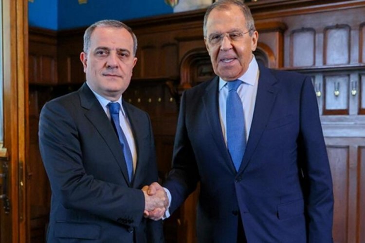 Azerbaycan Dışişleri Bakanı Bayramov ve Lavrov Moskova'da g&ouml;r&uuml;şt&uuml;