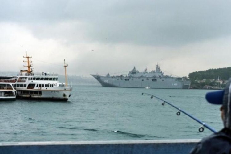 TCG Anadolu yeniden İstanbul'da, ilk g&ouml;revi belli oldu