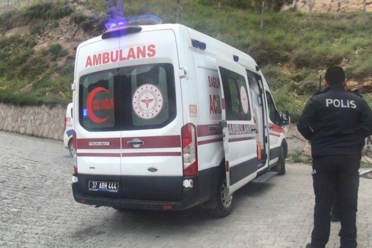 Kastamonu'da tarihi kalede feci &ouml;l&uuml;m