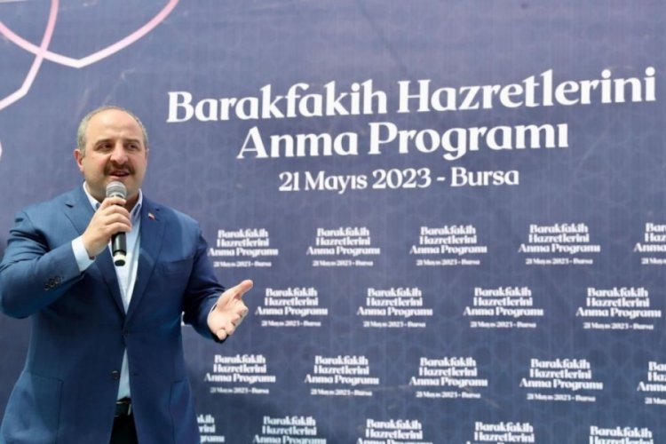 Bakan Varank, Bursa'da Barakfakih Hazretlerini Anma Programı'na katıldı