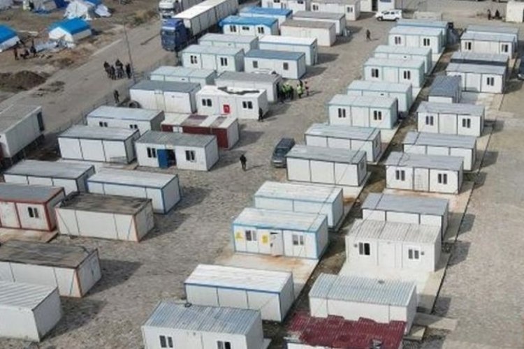 Kocaeli Kahramanmaraş'a konteyner kent desteği sağlıyor
