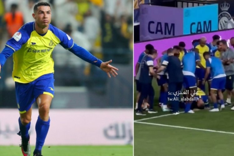 Ronaldo, gol sevincinde "secde" etti