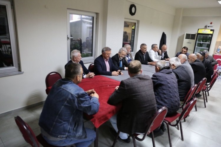 Nil&uuml;fer Belediye Başkanı Tugay Erdem Dağyenice Mahalle sakinlerini ziyaret etti