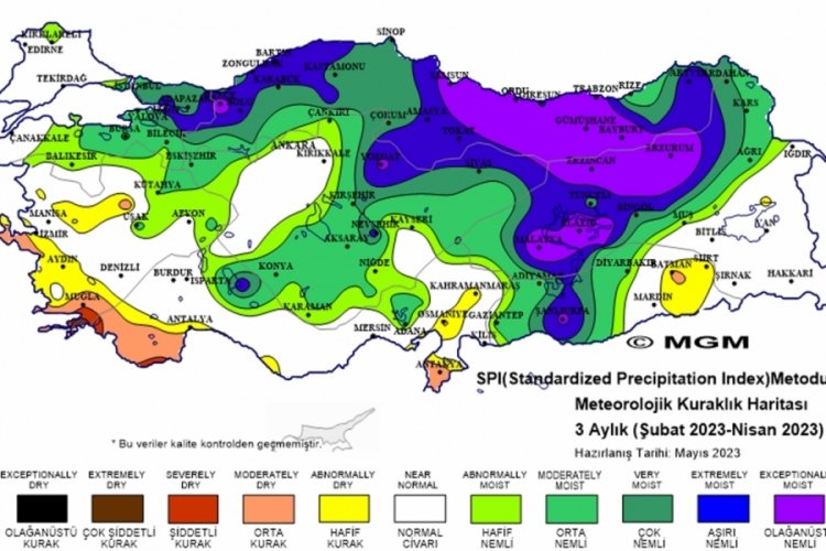 Nisanda yağışlar y&uuml;zde 254 arttı