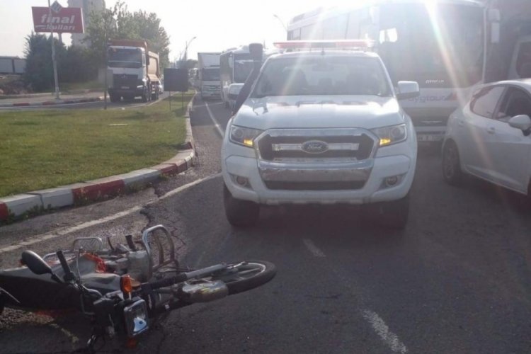 Malatya'da pikap ile motosiklet &ccedil;arpıştı: 1 yaralı