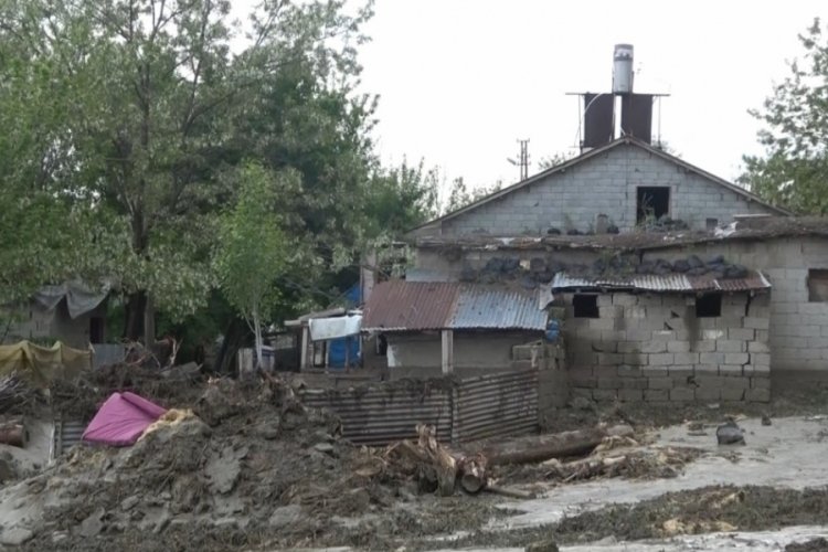 Muş'ta sağanak sele neden oldu