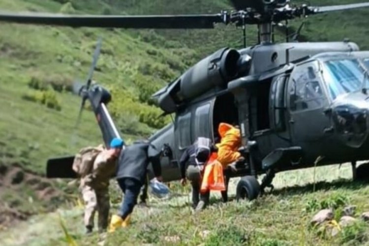 Tunceli'de mantar toplarken kayboldular! Askeri helikopterle ulaşıldı