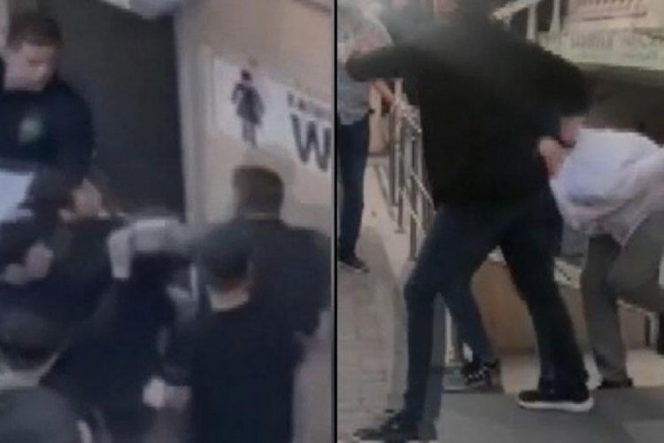 Kadınlar tuvaletine gizlice girip g&ouml;r&uuml;nt&uuml; &ccedil;eken kişi yakalandı