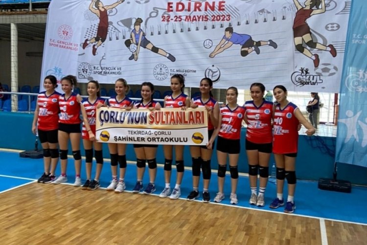 &Ccedil;orlu'nun sultanları T&uuml;rkiye finallerinde