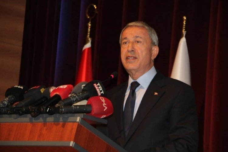Hulusi Akar: Bizim karşımızdaki tek engel rehavet