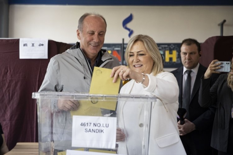 Memleket Partisi Genel Başkanı Muharrem İnce oyunu kullandı