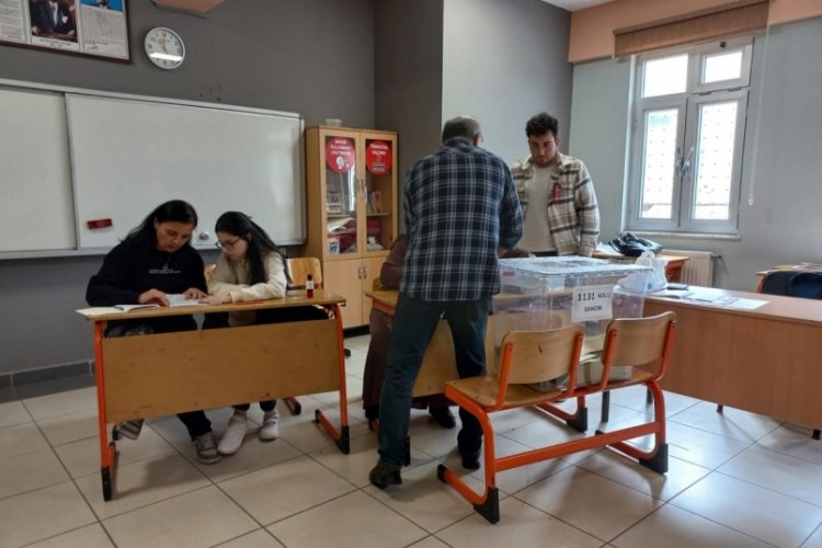 Kocaeli'de oy verme işlemi sona erdi