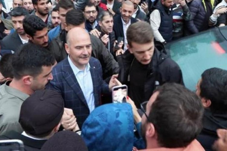 Bakan Soylu sabah namazını Ayasofya Camii'nde kıldı