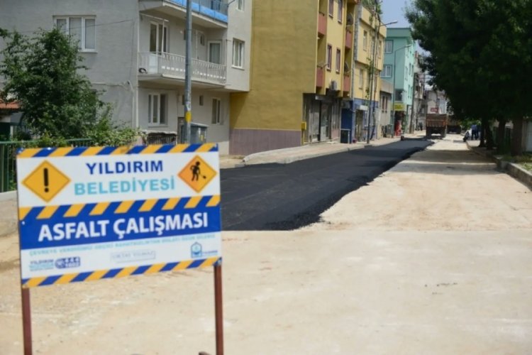 Bursa Yıldırım'da sokaklar yenileniyor