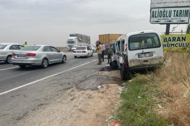 Şanlıurfa'da trafik kazası! 5 yaralı