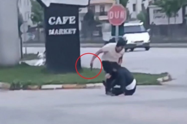 Bursa'da akaryakıt istasyonunda darp