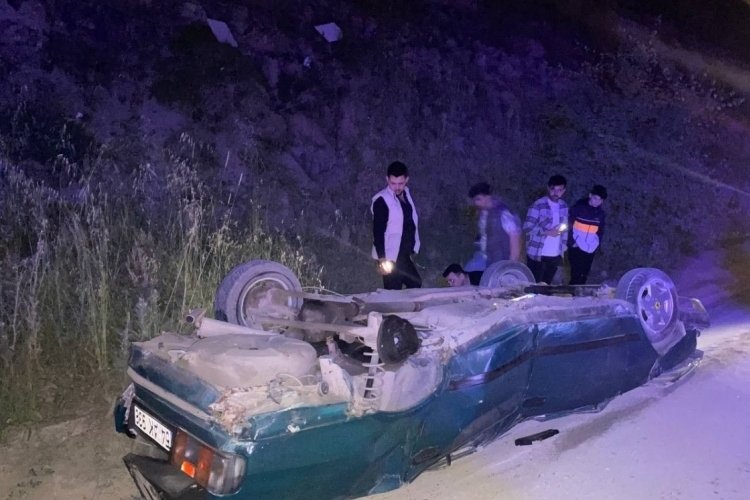 Sakarya'da duble yolda feci kaza