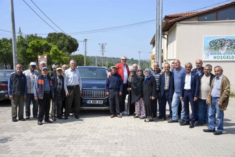 TOGG, Avrupa Leylek K&ouml;y&uuml; Eskikarağa&ccedil;'ta heyecanla karşılandı