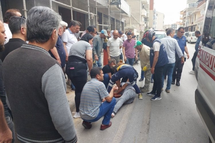 Muğla'da iş&ccedil;i &uuml;&ccedil;&uuml;nc&uuml; kattan d&uuml;şt&uuml;!