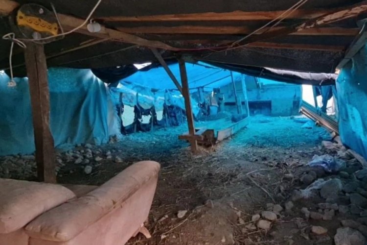 Bursa'da ka&ccedil;ak kazı operasyonu: 2 g&ouml;zaltı