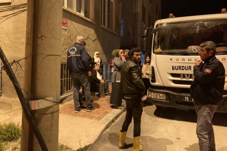 Burdur'da &ccedil;atı yangını tedirgin etti