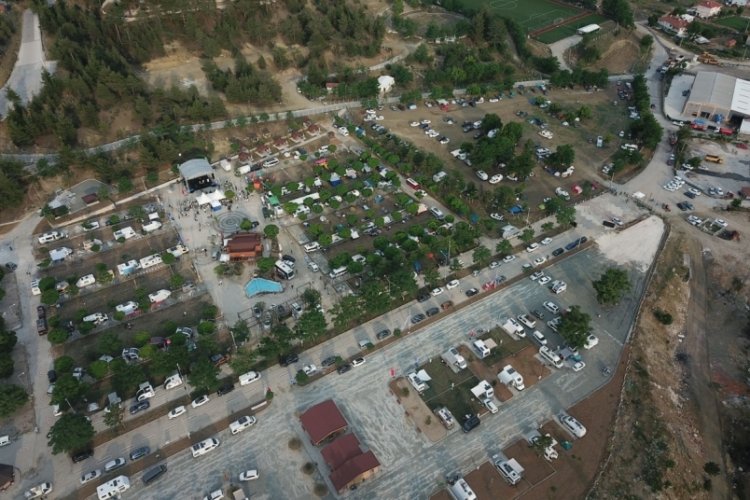 Bursa'da '2. Harmancık Ekolojik Kamp ve Karavan Festivali'ne sayılı günler