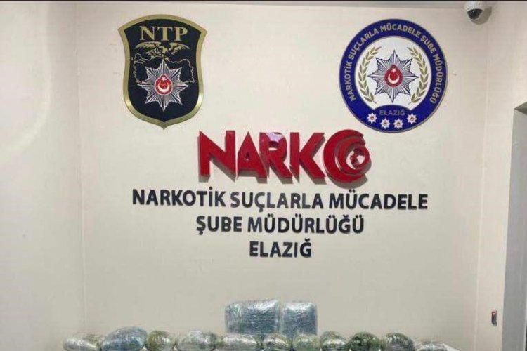 Elazığ'da 35 kilogram kubar esrar ele ge&ccedil;irildi