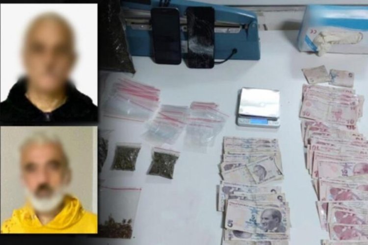 Yakalanacaklarını anlayınca uyuşturucuyu camdan aşağı attılar