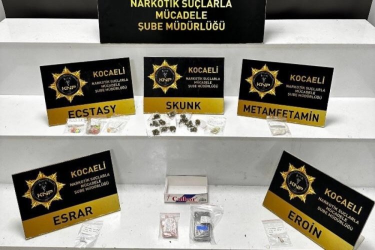 Kocaeli'de uyuşturucu operasyonu