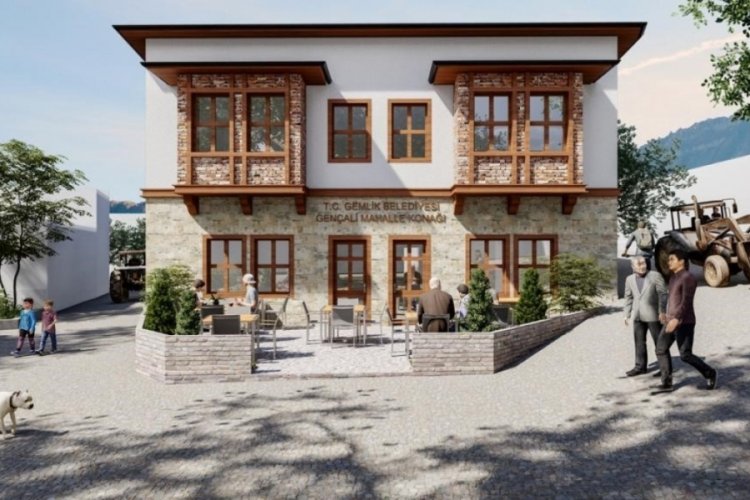 Bursa'da Gen&ccedil;ali'ye mahalle konağı yapılıyor
