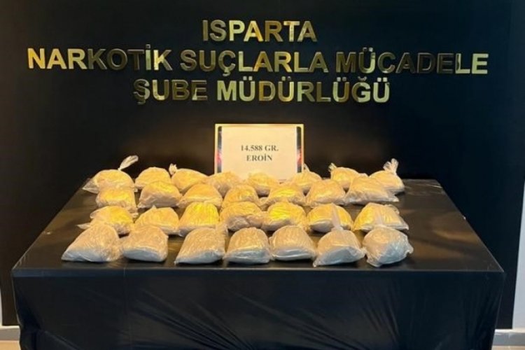 Isparta'da uyuşturucu operasyonu