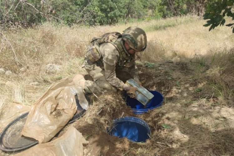 MSB a&ccedil;ıkladı: PKK'ya ait &ccedil;ok sayıda m&uuml;himmat ele ge&ccedil;irildi