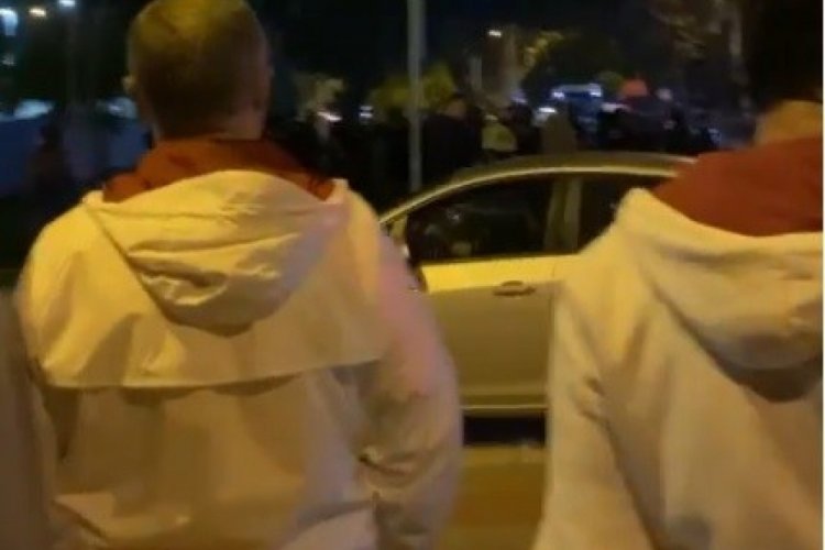 Muğla'da taraftarlar arasında bı&ccedil;aklı kavga