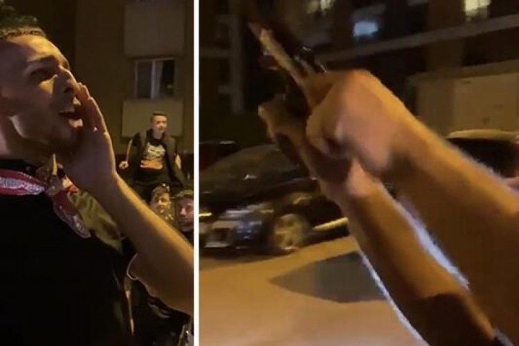 İstanbul &Uuml;sk&uuml;dar'da asker konvoyunda silahla ateş a&ccedil;tı! Bek&ccedil;ilere yakalandı