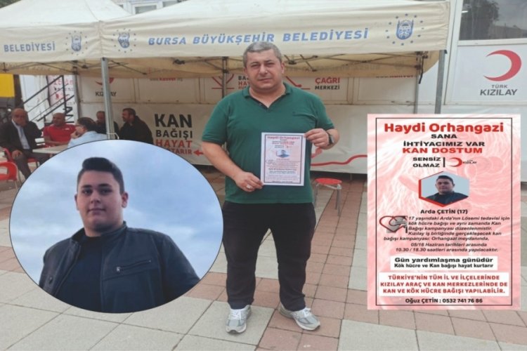 Bursalı Baba l&ouml;semi hastası oğluna k&ouml;k h&uuml;cre bulmak i&ccedil;in şehir şehir geziyor